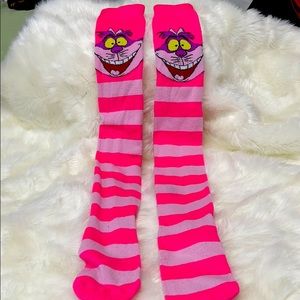 Cheshire Cat socks from Alice in Wonderland
